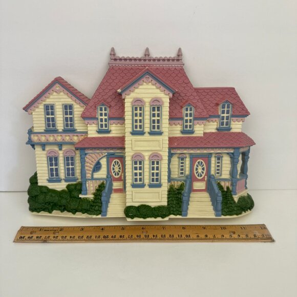 Burwood Products Victorian Home‎ House Vtg Home Interiors Wall Hanging Decor - Picture 1 of 9